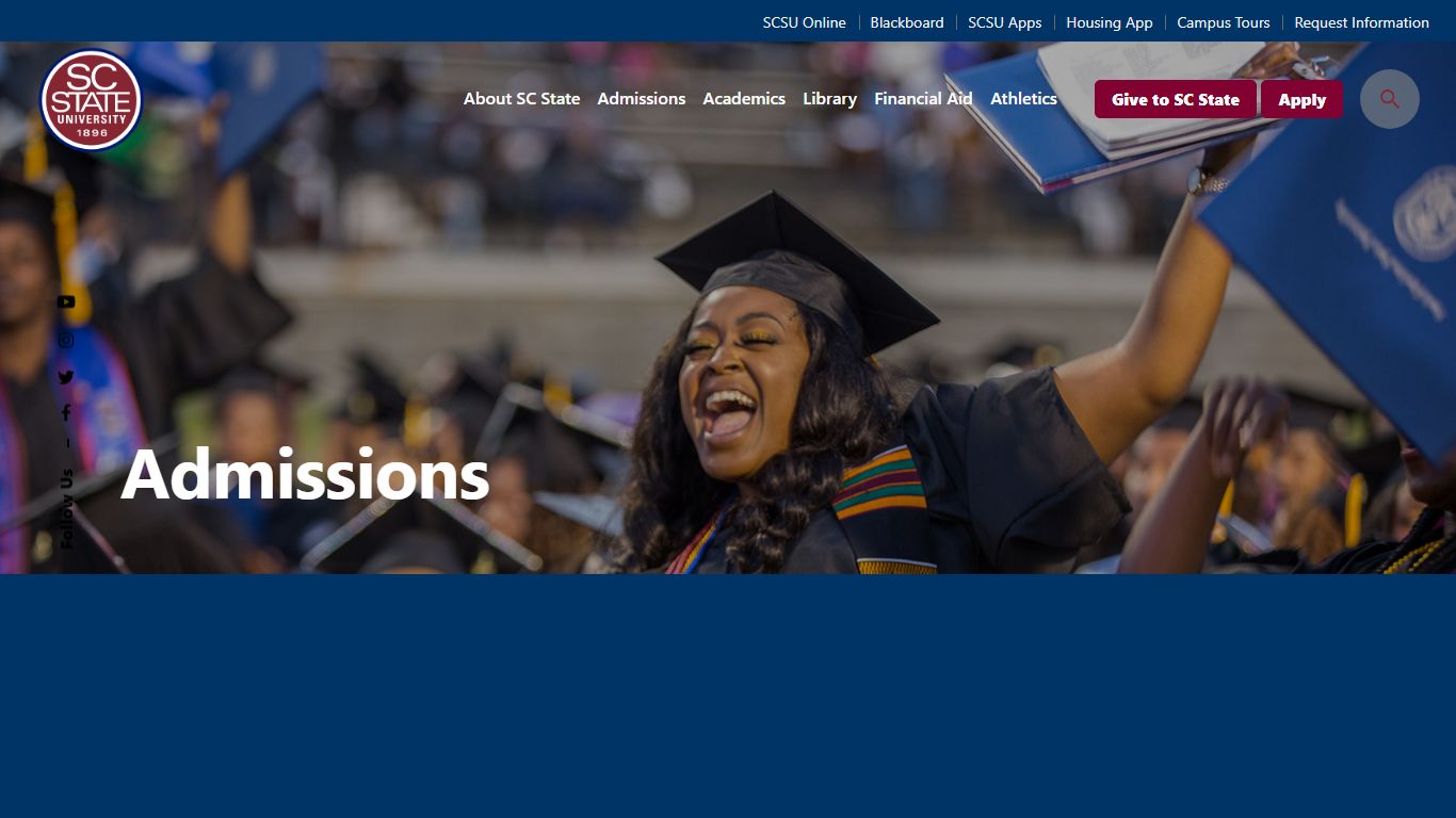 Admissions - SC State University - South Carolina State University