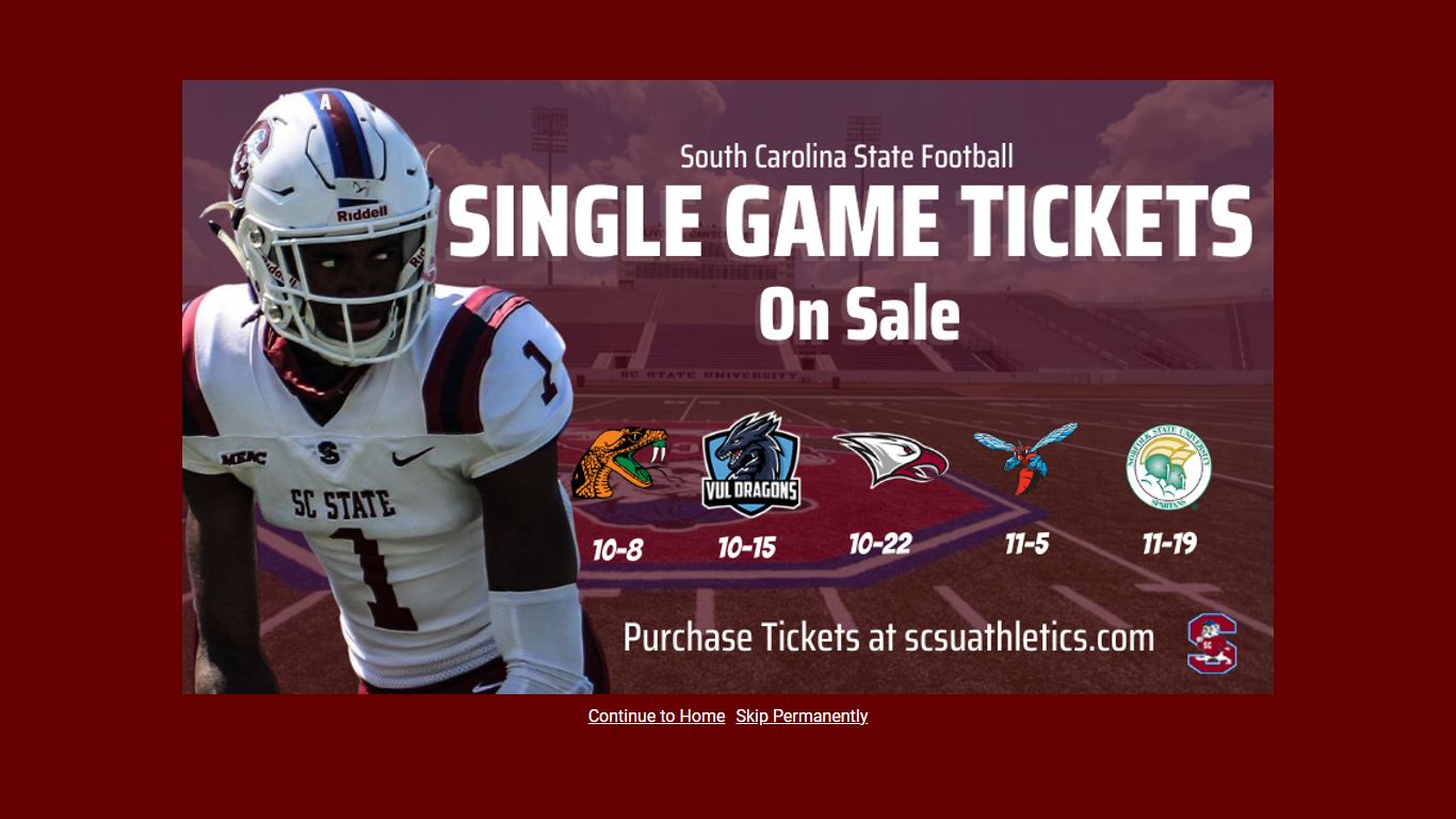 South Carolina State University Athletics - Official Athletics Website